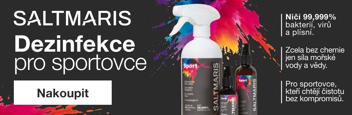 SALTMARIS Sport Black 500 ml, hypoalergenní likvidátor zápachu z mořské soli